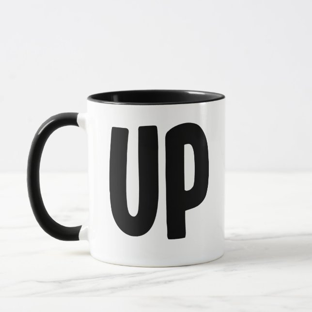 Minimalistische C-UP-Tasse - Es ist buchstäblich e Tasse (Links)