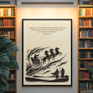 Minimalistische Christliche Wall Art - Bibelverse  Poster