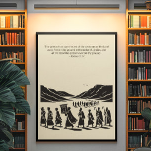 Minimalistische Christliche Wall Art - Bibelverse  Poster