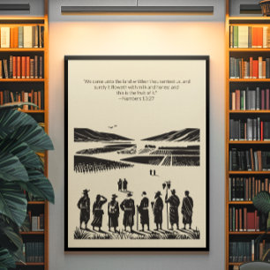 Minimalistische Christliche Wall Art - Bibelverse Poster