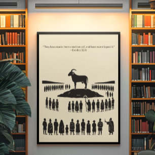 Minimalistische Christliche Wall Art - Bibelverse  Poster