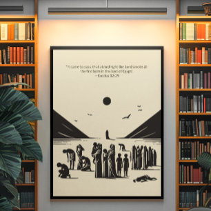 Minimalistische Christliche Wall Art - Bibelverse  Poster