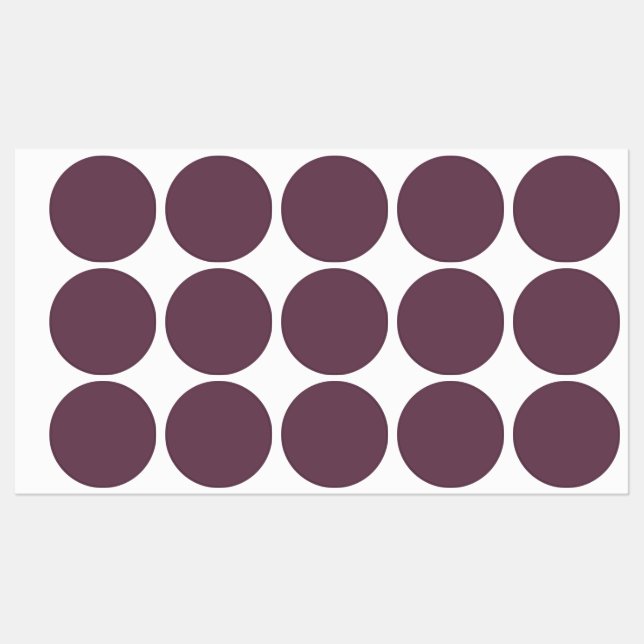 Minimalistische Circle Labels - Moderne Aufkleber (Blatt)