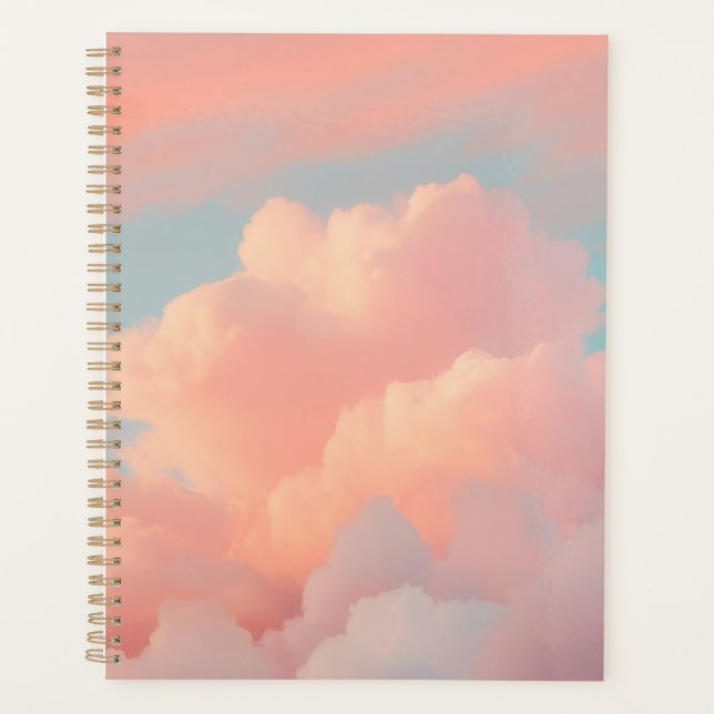 Minimalistische Cloud einfache stilvolle moderne Planer (Vorderseite)