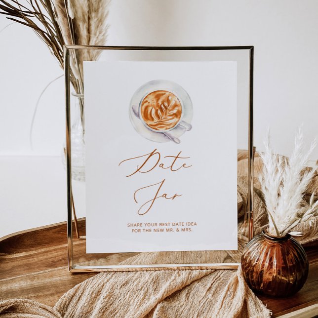 Minimalistische Coffeeshretideen. Datum jar Poster (Von Creator hochgeladen)