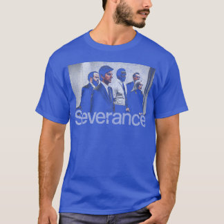 Minimalistische Corporate-Sci-Fi-Ensemble-Kunst zu T-Shirt