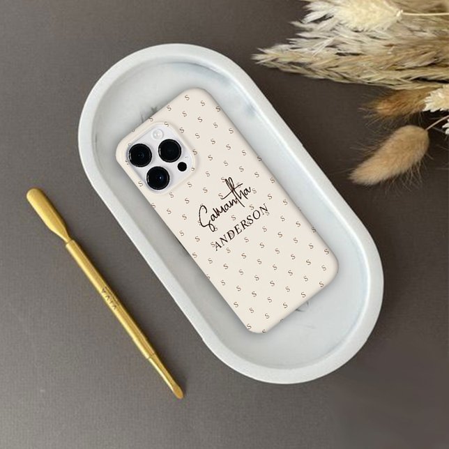 Minimalistische Creamy Case-Mate iPhone Hülle (IPHONE CUSTOM CASE)