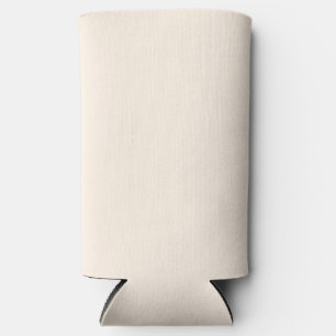 Minimalistische Cremefarbe Selters Dosenkühler
