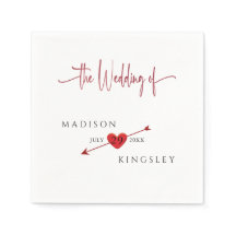 Minimalistische Cupid Arrow Herzblut Hochzeit