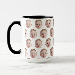 Minimalistische Custom Funny Gesichtsgeschenke Bab Tasse