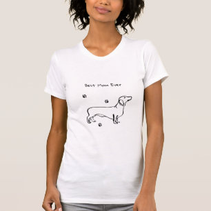Minimalistische Dackel - Ihr Text, Ihr Stil T-Shirt