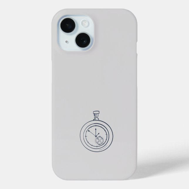 Minimalistische Dark Academia Studentenarbeitsplat Case-Mate iPhone Hülle (Rückseite)