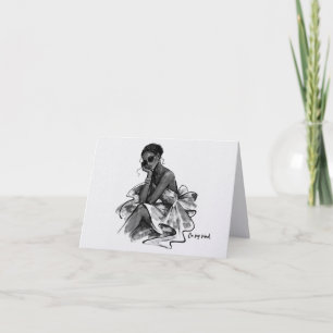 Minimalistische "Denke an Dich"-Karte   Auf Meinem