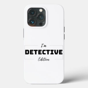 Minimalistische Detective Edition iPhone 13 Pro Hü Case-Mate iPhone Hülle