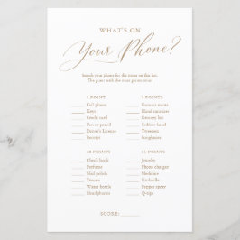 Minimalistische Dinge auf Ihrem Handy Baby Shower 