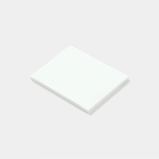 Minimalistische Dot-Grid-Post-it®-Notizen - 4x3" B Post-it Klebezettel (angewinkelt)