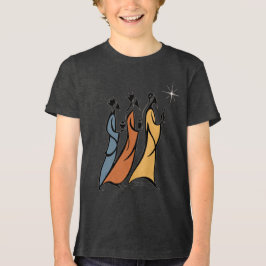 Minimalistische Drei Weisen Tri-Blend Shirt