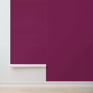 Minimalistische, dunkle Himbeere solide schlicht-m Tapete