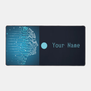 Minimalistische dynamische KI Abstrakte Singularit Schreibtischunterlage