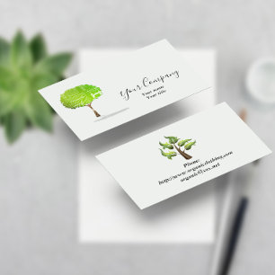 Minimalistische Earth-Business-Karte Visitenkarte