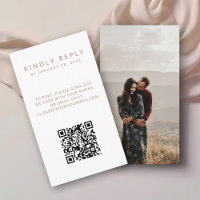 Minimalistische einfache alte Rose QR Code Foto UA