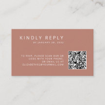 Minimalistische einfache alte Rose QR Code UAWG