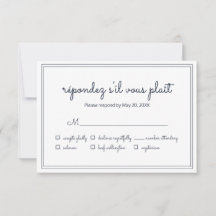 Minimalistische einfache Cursive Script Wedding RS