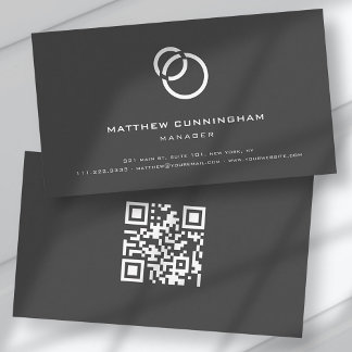 Minimalistische einfache Elegante Moderne Logos un Visitenkarte