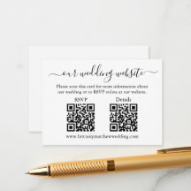 Minimalistische Einfache Hochzeit 2 QR UAWG Detail