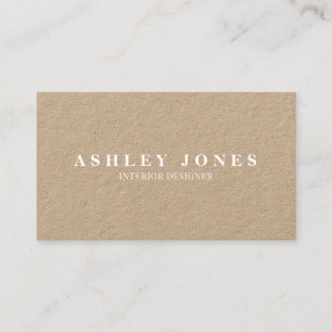 Minimalistische einfache Kraft-Business-Card Visitenkarte