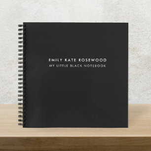 Minimalistische einfache Monogramm Name mein klein Notizbuch