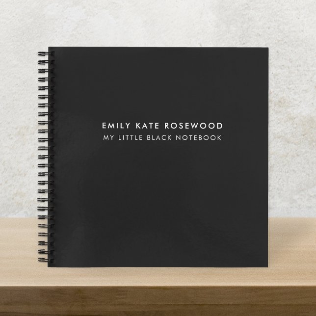 Minimalistische einfache Monogramm Name mein klein Notizbuch (Von Creator hochgeladen)