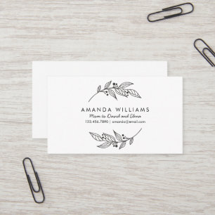 Minimalistische Einfache Mummy Card/Mummy Calling Visitenkarte