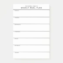 Minimalistische einfache Planung