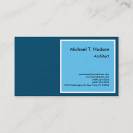 Minimalistische einfache Schlichte Architektur Sky Visitenkarte