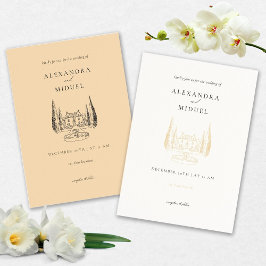 Minimalistische Einladung