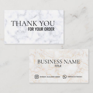 Minimalistische Elegant warme Beige kühne Schwarz  Visitenkarte