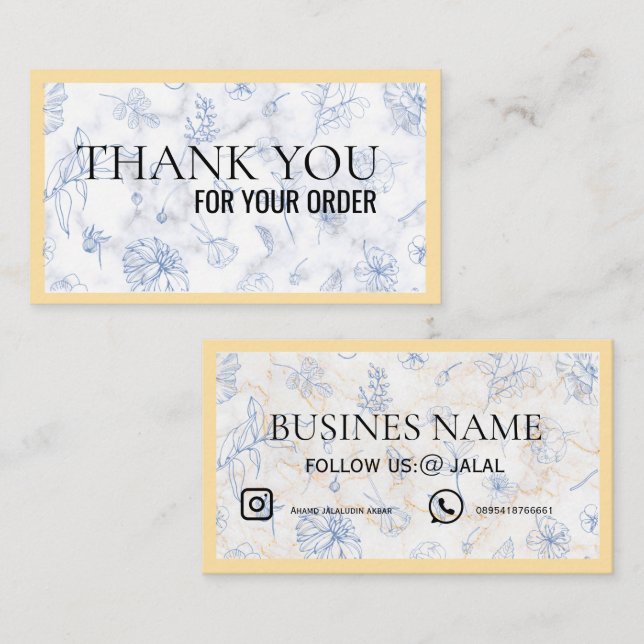 Minimalistische Elegant warme Beige kühne Schwarz  Visitenkarte (Vorne/Hinten)