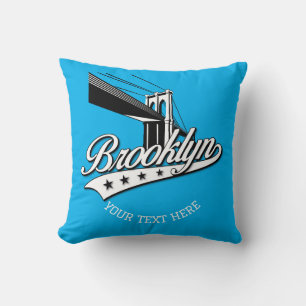 Minimalistische elegante Brooklyn Bridge Gestaltun Kissen