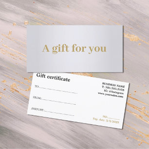 Minimalistische Elegante Imitate Silver Golden Bla