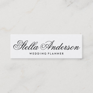 Minimalistische elegante mini visitenkarte