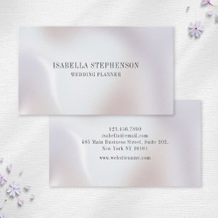 Minimalistische elegante Perle Visitenkarte