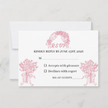Minimalistische elegante rosafarbene Hochzeit