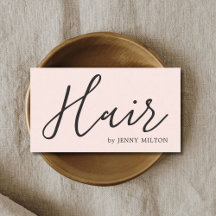 Minimalistische Elegante Rose Weißes Haar Stylist