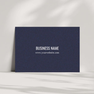 Minimalistische elegante Textur Blau Berater Visitenkarte