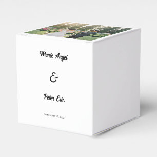 Minimalistische elegante Typografie Foto-Deckel Ho Geschenkschachtel