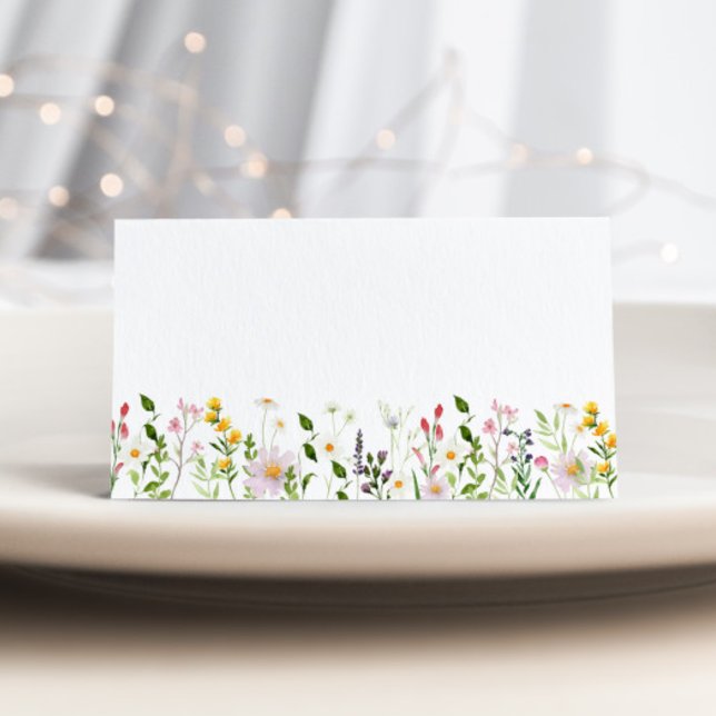 Minimalistische elegante Wildblumen Hochzeit Platz (Von Creator hochgeladen)