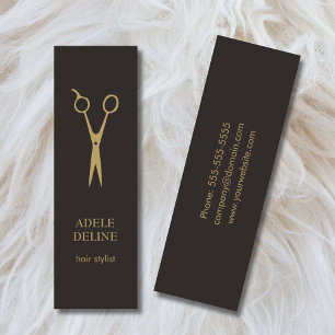 Minimalistische Eleganthair Stylist Business Card Mini Visitenkarte