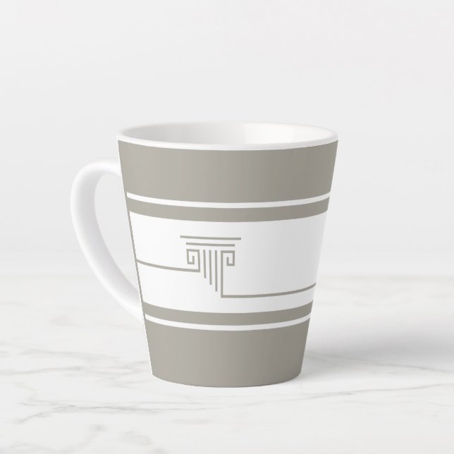 Minimalistische Eleganz Milchtasse (Linke Ecke)