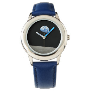 Minimalistische Erdbeobachtung für den globalen Wa Armbanduhr